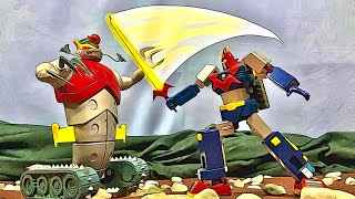 Voltes V Legacy Voltes V vs Namazuka  Stop Motion  LJPL Animation [upl. by Azne]