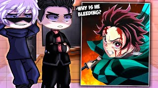 Jujutsu Kaisen  SClass React To Demon Slayer  One Punch Man  Gacha Club [upl. by Klina973]