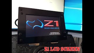 Présentation Z1 Dashboard  Ecran Z1 LCD SCREEN [upl. by Nanny]