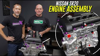 Fully Built Nissan SR20 Engine Assembly With Mazworx  600HP [upl. by Morey]