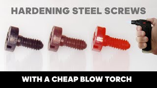 DIY Hardening Tempering and Annealing Watch Screws [upl. by Liv407]