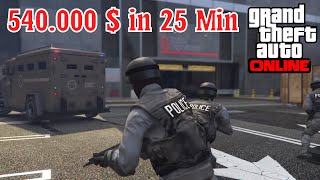 Mini Heist in Autowerkstatt Union Depository GTA 5 Online [upl. by Stillas664]