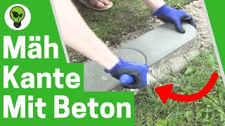 Rasenkantensteine Setzen mit Beton ✅ TOP ANLEITUNG Wie Mähkante in Beton Verlegen amp Betonieren [upl. by Asilak]