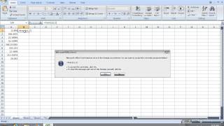 How to Truncate Excel 2007 Data [upl. by Olds]