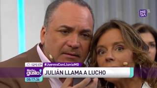 ¡Lucho y Kathy hablaron en vivo con animadores de otro matinal [upl. by Alket]