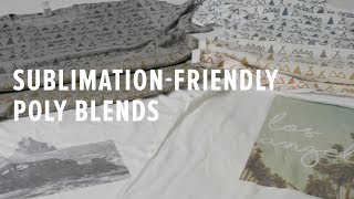 Sublimation Printing T Shirts  How to Sublimation Print on Poly Blend Shirts [upl. by Belford]