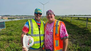 Traveling union electriciansolar farm week 9travelingunionelectrican ibew [upl. by Renner219]