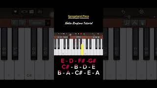 Learn Piano on Mobile  Garageband App garageband piano pianolover fyp virtualpiano [upl. by Tennes]