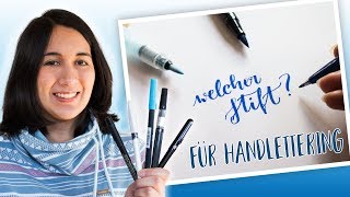 ✍️ Handlettering Stifte  welche für Anfänger Deutsch [upl. by Ytsur]