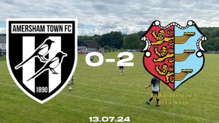 BRIGHTLINGSEA VICTORY CHANCES GALORE  Amersham Town vs Brightlingsea Regent highlights [upl. by Eibba]