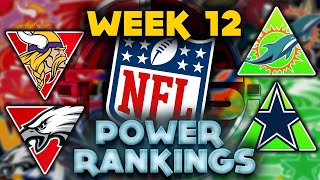 The Official 2022 NFL Power Rankings Week 12 Edition  TPS [upl. by Nohsyt]