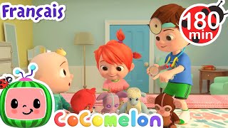 5 petits animaux  Chansons pour Bébés  CoComelon Le coin des Animaux de JJ  Comptines [upl. by Yrotciv]