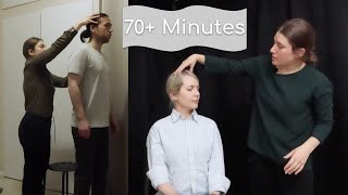 ASMR 74 Minutes of Posture Adjustments  Alexander Technique for Focus and Sleep [upl. by Eneladgam]