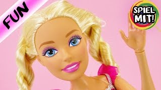 XXL BARBIE bekommt einen NAMEN  Wie heißt unsere Barbie Königin Spiel mit mir Kinderspielzeug [upl. by Aelber]