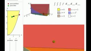 Triple Integral Parabolic Cylinder and Plane Example [upl. by Grosvenor]