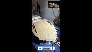 Forest of nails  amati boat lamborghini diy rivaboat riva woodworking craft [upl. by Maon210]