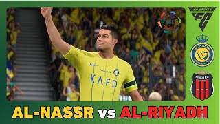 ALNASSR vs ALRIYADH  Saudi Pro League 202324  EA FC 24 [upl. by Ball]