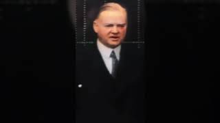 1934 President Herbert Hoover the great depression and Hoovervilles [upl. by Radnaxela]