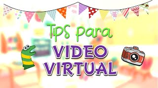 Tips para CLASE VIRTUAL  cómo hacer tus clases on line  Clase de PREESCOLAR [upl. by Corbett]