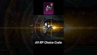 A9 RP Choice Crate Opening Pubg shorts [upl. by Crosse843]