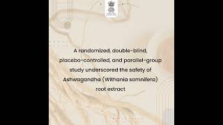 Embracing Ashwagandhas Safety  Ministry of Ayush [upl. by Shurlock]