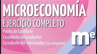 Excedente del productor y Excedente del consumidor [upl. by Erine]