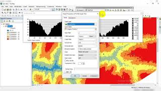 🔴 ArcGis  Générer le Profil Topographique à partir dun MNTSRTM dans ArcMap [upl. by Maxma966]