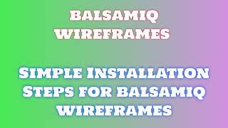 balsamiq wireframes FAQ Installation Video Overview FNHHCMBHZE [upl. by Auhsuj523]