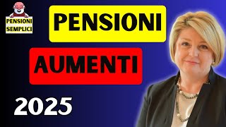 🟨 PENSIONI AUMENTI 2025❗️ NOVITA IRPEF APE SOCIALE OPZIONE DONNA QUOTA 103❗️ [upl. by Salkcin]