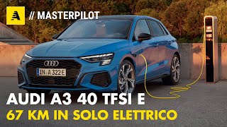 AUDI A3 40 TFSI e PlugIn Hybrid  Da 39200 euro con 204 CV e67 km in elettrico [upl. by Estele433]