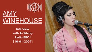 Amy Winehouse  Interview with Jo Whiley Radio BBC1 Live Lounge 10012007 [upl. by Kandace]