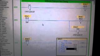 Latch and Unlatch with Timer Allen Bradley RsLogix 500 [upl. by Jaworski]