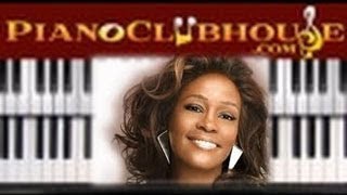 ♫ How to play quotYOU GIVE GOOD LOVE NOTHINGquot by Whitney Houston  piano tutorial lesson ♫ [upl. by Blodget]