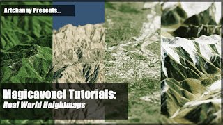 Magicavoxel Tutorials  Creating Real World Heightmaps [upl. by Drawd]