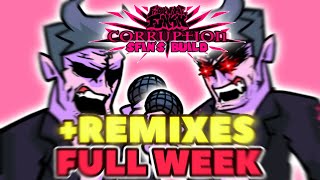 Funkin Corruption SFins Build V5  DADDY DEAREST vs EVIL BF FULL RECREATED WEEK  REMIXES [upl. by Mateusz]