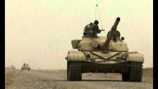 Iraqi Army T72 MBT Live Fire [upl. by Domineca]