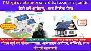 PM Surya Ghar Yojana  Muft bijli yojana  Apply Rooftop Solar Panel yojna  PM Suryoday Yojana [upl. by Ania13]