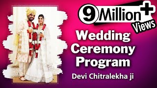 Devi Chitralekhaji  Wedding Ceremony Program  23 May 2017  Promise On Her Marriage [upl. by Shaw]