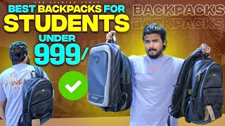 These Backpacks Make You STANDOUT 😎  College Backpacks Under 999 with links 🔗 [upl. by Ailisec796]