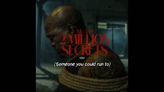 NeYo  2 Million Secrets Lyrics Video [upl. by Hogue887]