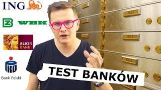 KTÓRY BANK LEPSZY PKO BP BZ WBK ING ALIOR BANK [upl. by Melcher]