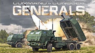 USA Himars  Air Force vs China Tank  Command amp Conquer Generals Shockwave Remastered [upl. by Naujad]