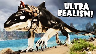 INSANE NEW ULTRA REALISM ARK ADVENTURE  Ark Ascended REALISM 1 [upl. by Eignat]