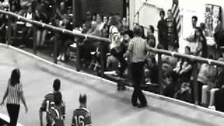 Retro Roller Derby  Sony Vegas 8 Retro rendering [upl. by Herzen435]