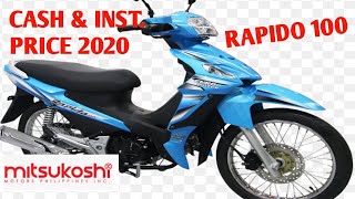 RAPIDO 110 SPECS AND PRICE LIST 2020 [upl. by Richy]