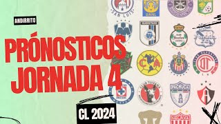 Pronósticos Jornada 4 Liga MX  C2024 [upl. by Whit]