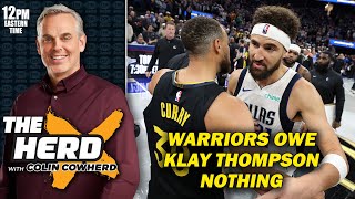 Colin Cowherd  Warriors Signing Klay Thompson to a Long Deal Wouldve Paralyzed the Franchise [upl. by Olnton339]