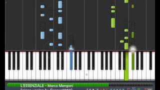 LESSENZIALE  Marco Mengoni Sanremo 2013 piano tutorial cover by quotgenper2009quot [upl. by Laise]