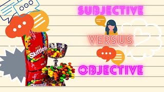 How to Teach your Students about Subjective vs Objective  Subjective versus objective [upl. by Arual]