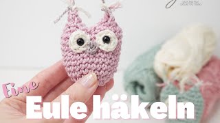 Einfache Eule häkeln Amigurumi Eule schnell und einfach selber häkeln Super für Anfänger [upl. by Jet]